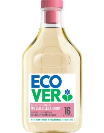 ECOVER DELICATE DETERGENT WOOL & SILKY LAUNDRY 750ML | WATERLILLY & HONEYDEW