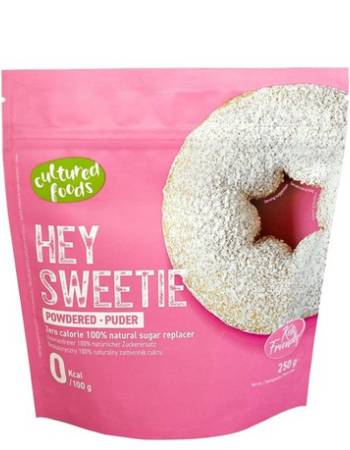 CULTURED FOODS HEY SWEETIE SUGAR REPLACER 250G (POWDERED)