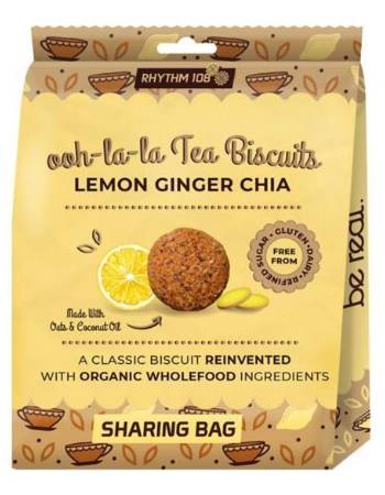 RHYTHM 108 LEMON GINGER CHIA TEA BISCUIT