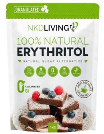 NKD LIVING ERYTHRITOL GRANULATED 1KG