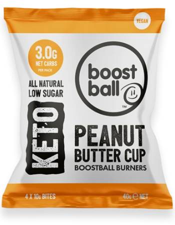 BOOST BALL KETO RAW PEANUT BUTTER 40G