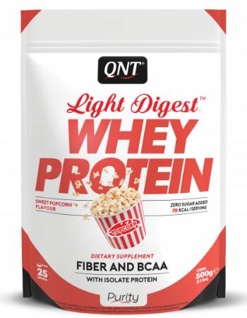 QNT LIGHT DIGEST WHEY PROTEIN SWEET POPCORN 500G