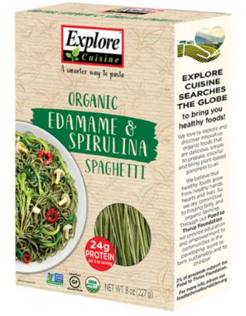 EXPLORE CUISINE EDAMAME AND SPIRULINA SPAGHETTI 200G