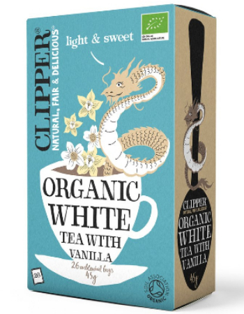 CLIPPER WHITE TEA AND VANILLA 20 BAGS