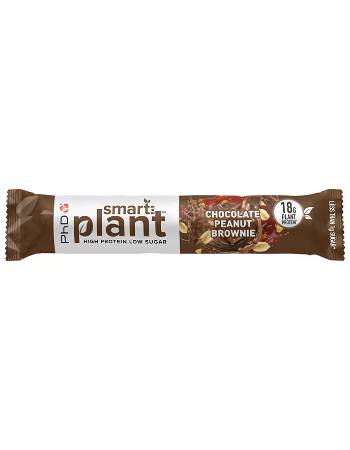 PHD SMART PLANT CHOCOLATE PEANUT BROWNIE BAR 64G