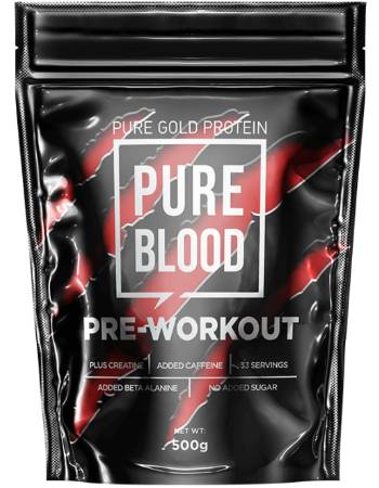 PURE GOLD PRE-WORKOUT PURE BLOOD 500G | PINK
