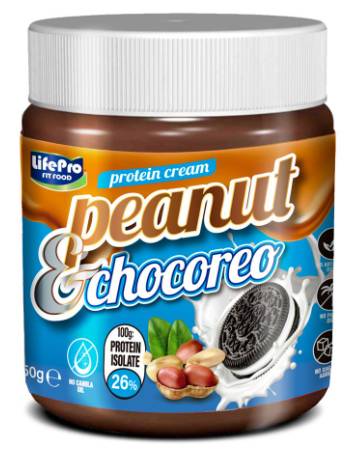 LIFE PRO PEANUT BUTTER OREO PROTEIN SPREAD 250G