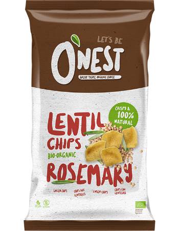 O'NEST LENTIL CHIPS ROSEMARY 75G