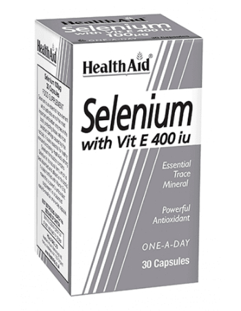 HEALTH AID SELENIUM WITH VITAMIN E 400IU |  30 CAPSULES