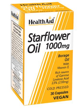 HEALTH AID STARFLOWER OIL 1000MG 60 CAPSULES