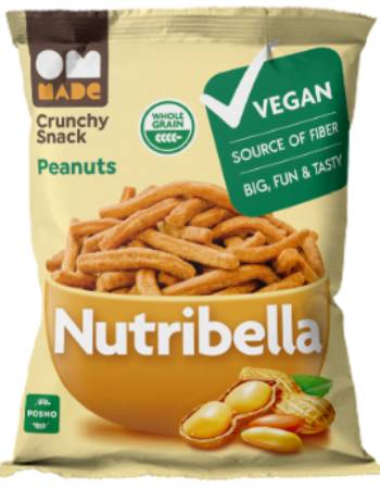 NUTRIBELLA SNACK WITH PEANUTS 70G