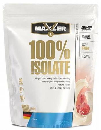 MAXLER 100% ISOLATE STRAWBERRY 900G