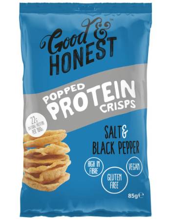 GOOD AND HONEST PROTEIN SALT AND PEPPER CHIPS 85G