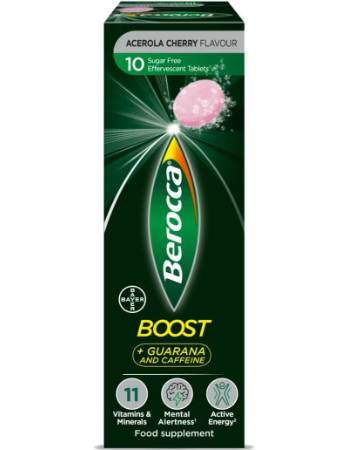 BEROCCA BOOST 10 EFFERVERECENT TABLETS | CHERRY