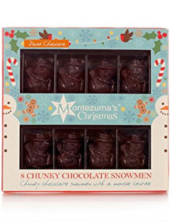 MONTEZUMAS XMAS DARK CHOC SNOWMEN 110G