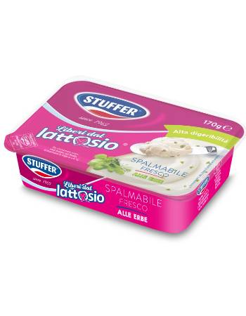 STUFFER LACTO FREE CREAM CHEESE WITH HERBS 170G