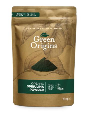 GREEN ORIGINS SPIRULINA POWDER 90G