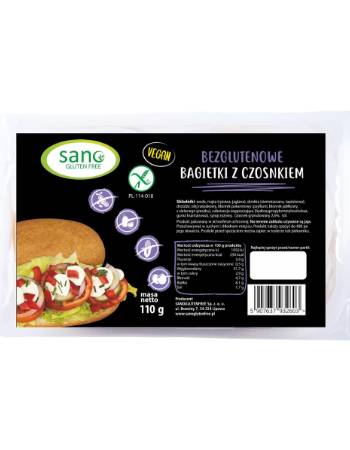 SANO BAGUETTE WITH GARLIC 2 X 55G