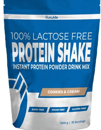 OVOWHITE EGG PROTEIN COOKIES AND CREAM 1KG