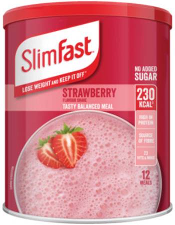 SLIMFAST STRAWBERRY POWDER 438G