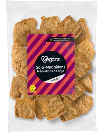 VEGANZ ORGANIC SOYA MEDALLIONS 200G