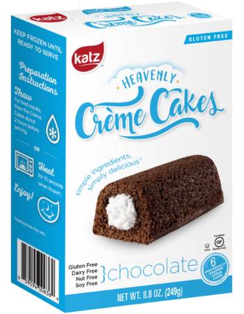 KATZ CHOCOLATE CREME CAKES 249G