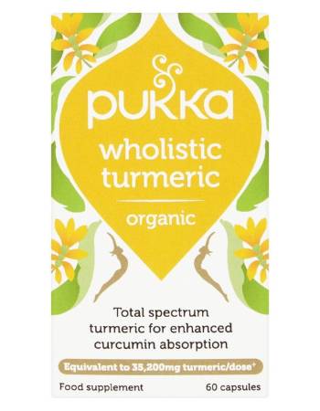 PUKKA WHOLISTIC TURMERIC 60 CAPSULES