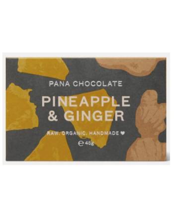 PANA CHOCOLATE PINEAPPLE & GINGER 45G