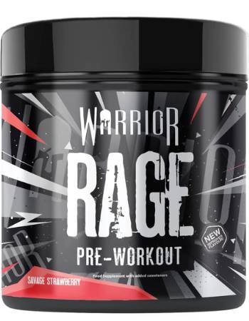 WARRIOR RAGE PRE WORKOUT SAVAGE STRAWBERRY 392G