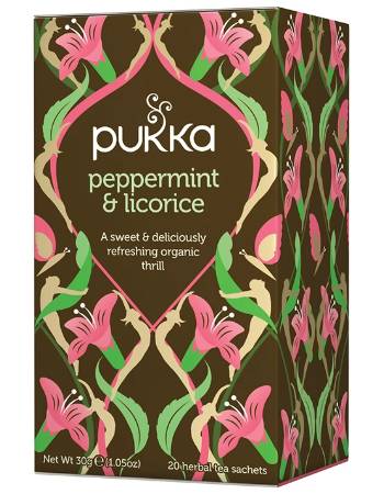 PUKKA PEPPERMINT & LICORICE TEA 20 BAGS