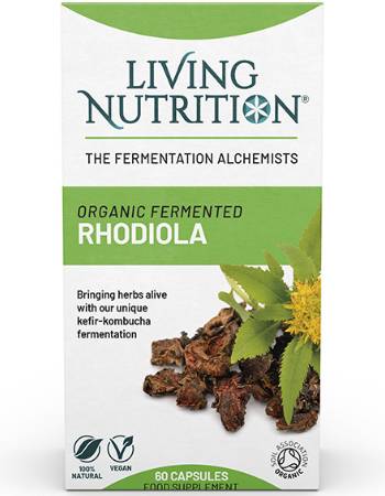 LIVING NUTRITION ORGANIC FERMENTED RHODIOLA 60 CAPSULES