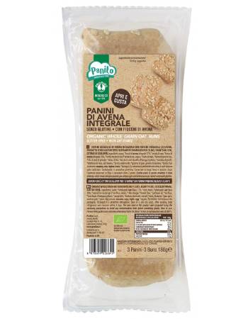 PROBIOS ORGANIC WHOLE GRAIN OAT BUNS 180G