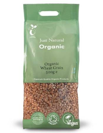 JUST NATURAL WHEAT GRAIN 500G