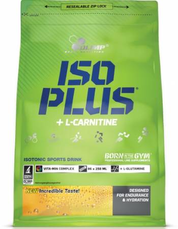 OLIMP ISO PLUS + L-CARNITINE 1.5KG | TROPICAL BLUE