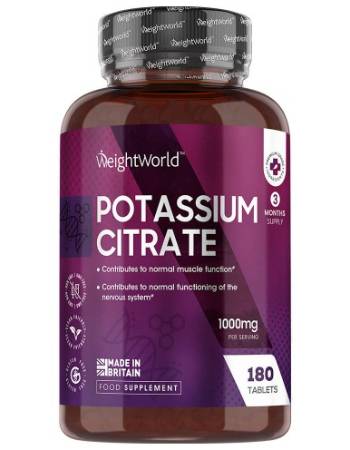 WEIGHTWORLD POTASSIUM CITRATE 1000MG (180 TABLETS)