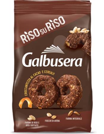 GALBUSERA RISO SU RISO BISCUITS WITH CACAO AND CEREAL 290G
