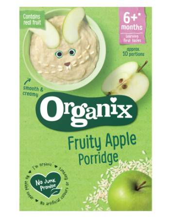 ORGANIX FRUITY APPLE PORRIDGE 120G