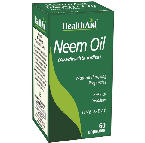 HEALTH AID NEEM OIL 60 CAPSULES