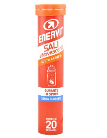 ENERVIT EFFERVESCENT SALTS ORANGE 20 TABLETS