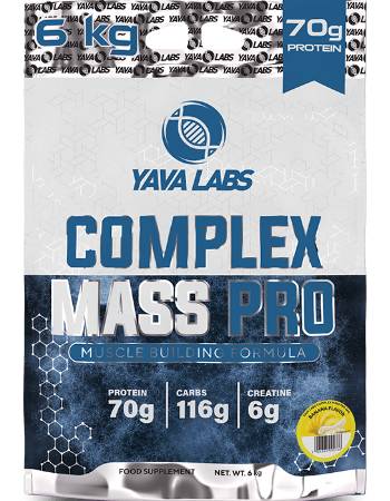 YAVA LABS COMPLEX MASS PRO BANANA 6KG