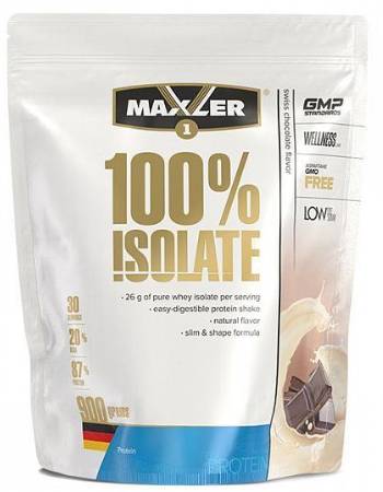 MAXLER 100% ISOLATE SWISS CHOCOLATE 900G