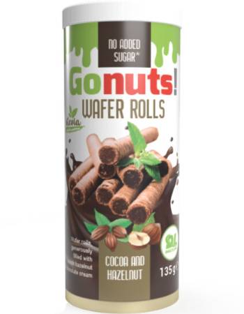 DAILY LIFE GO NUTS WAFER ROLLS 135G