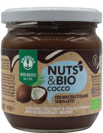 PROBIOS NUTS & BIO COCONUT & CACOA SPREAD 400G