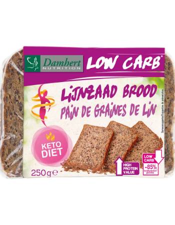 DAMHERT KETO LINSEED BREAD 250G