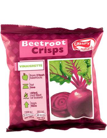 CRISPY NATURAL BEETROOT CRISPS 18G