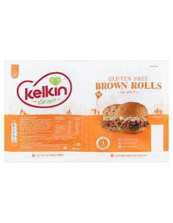 KELKIN BROWN BREAD ROLLS 4 X 50G