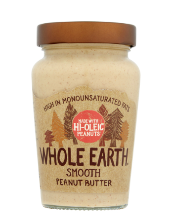 WHOLE EARTH HI OLEIC SMOOTH PEANT BUTTER 340G