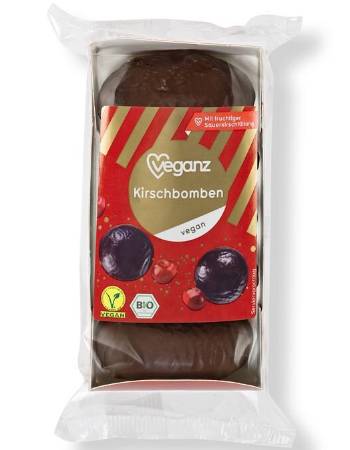 VEGANZ ORGANIC CHERRY BOMBS BISCUIT 165G