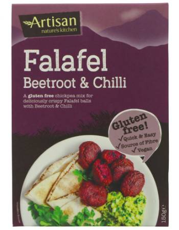 ARTISIAN FALAFEL BEETROOT & CHILLI 150G