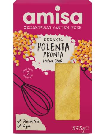 AMISA ORGANIC POLENTA PRONTA 375G